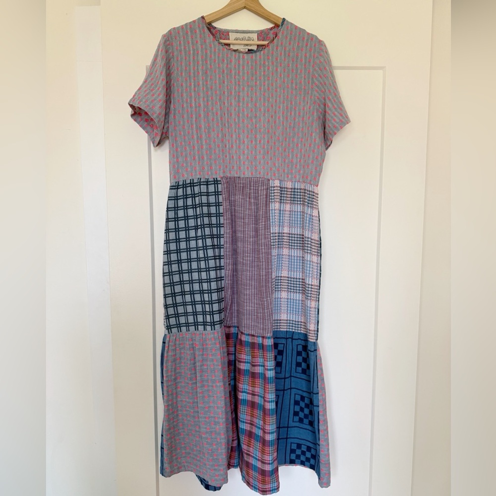 Ace & Jig Colorful Checkered Midi Dress
